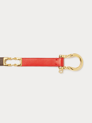 Diane von Furstenberg Chainlink Leather Wrap Belt