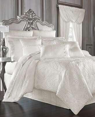 J Queen New York Bianco King 4-Pc. Comforter Set Bedding