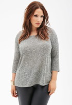 Thumbnail for your product : Forever 21 FOREVER 21+ Metallic Knit Top