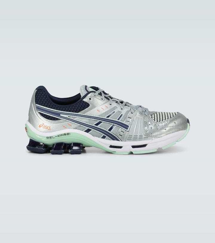 asics silver trainers