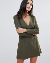 Thumbnail for your product : Love Plunge Neck Pocket Dress