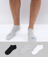 Thumbnail for your product : adidas 3 Pack Sneaker Socks In Multi AB3889