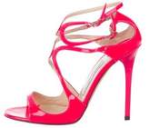 Thumbnail for your product : Jimmy Choo Patent Leather Cage Sandals