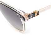 Thumbnail for your product : Yves Saint Laurent Pre-Owned 1980s Rhinestone-Embellished Square-Frame Sunglasses