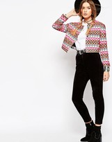 Thumbnail for your product : ASOS Premium Embroidered Jacket
