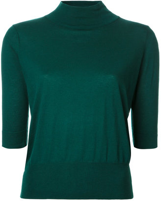 H Beauty&Youth ribbed trim sweatshirt - women - Silk/Cotton - One Size