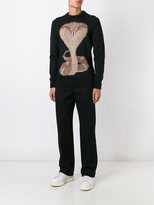 Thumbnail for your product : Givenchy cobra intarsia knit sweater