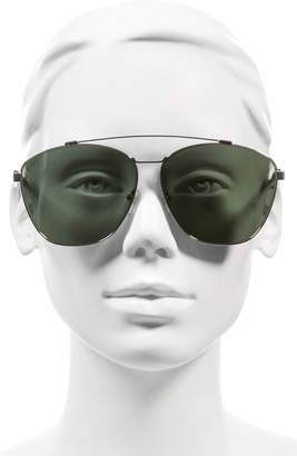 Givenchy 65mm Round Aviator Sunglasses