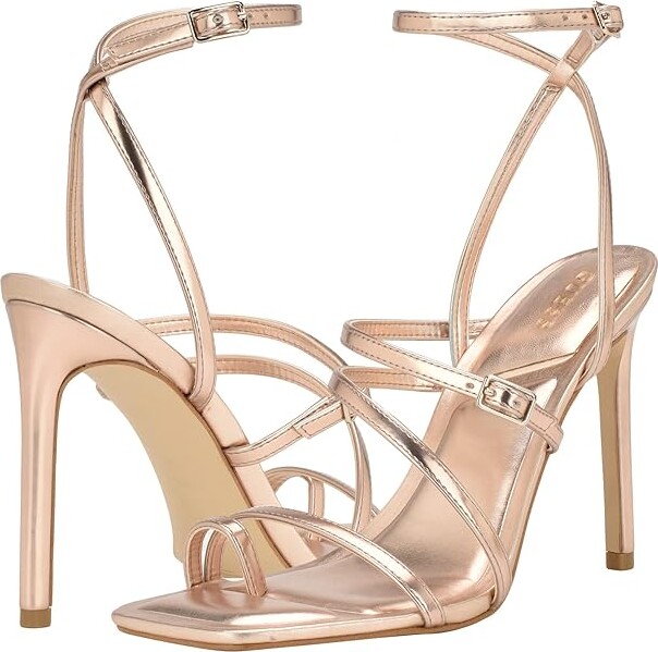 GUESS Women's Gold Sandals on Sale | ShopStyle