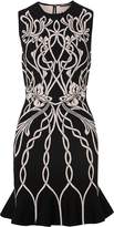 Thumbnail for your product : Alexander McQueen Jacquard-knit Mini Dress