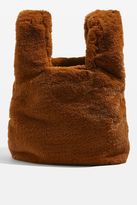 Thumbnail for your product : Dolly faux fur small grab tote bag