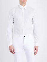 Thumbnail for your product : Duchamp Dot-print tailored-fit cotton shirt