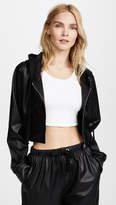 Thumbnail for your product : Natasha Zinko Faux Leather Zip Front Jacket