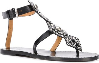 Isabel Marant Eyelet-Embellished Flat Sandals