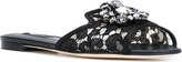 Thumbnail for your product : Dolce & Gabbana Rainbow Lace brooch-detail sandals