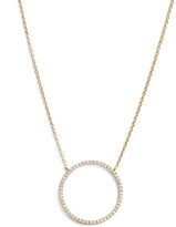 Thumbnail for your product : Bony Levy Simple Obsessions Circle Pendant Necklace