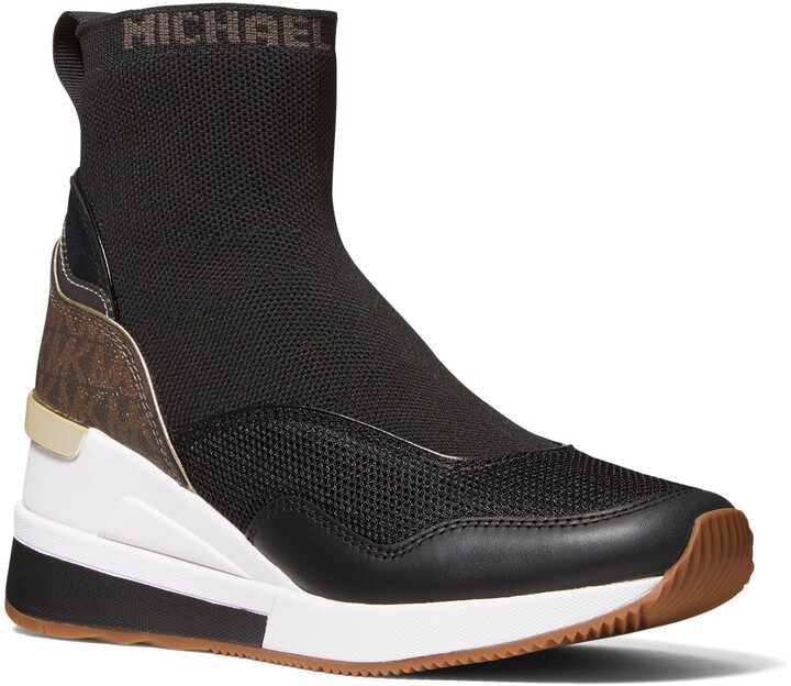 mk wedge boots