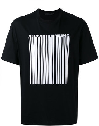 Alexander Wang barcode print T-shirt - men - Cotton - 46