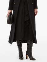 Thumbnail for your product : Gianvito Rossi Curve-heel 100 Leather Knee-high Boots - Black