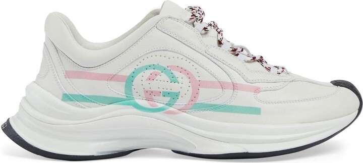 Gucci Run leather sneakers - ShopStyle