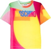 Thumbnail for your product : MOSCHINO BAMBINO colour-block logo-print T-shirt