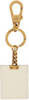 Thumbnail for your product : Gucci Off-White and Gold Worldwide Keychain