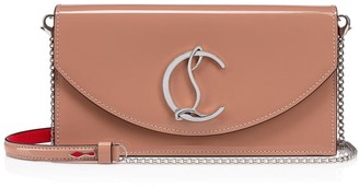 louboutin nude clutch