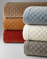 Thumbnail for your product : Austin Horn Collection Elite King Quilted Velvet Coverlet