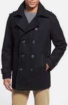 Thumbnail for your product : Marc New York 1609 Marc New York by Andrew Marc 'Kerr' Wool Blend Peacoat (Tall)