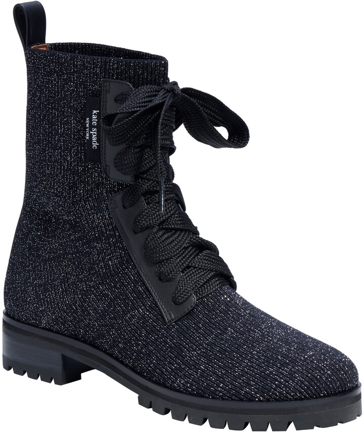 kate spade combat boots