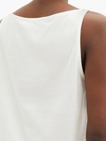 Thumbnail for your product : The Row Mora Boat-neck Cotton-jersey Vest - White