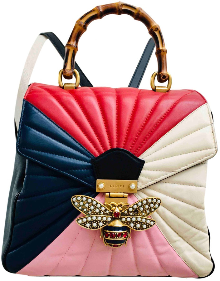 Gucci pink Leather Backpacks - ShopStyle