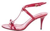 Thumbnail for your product : Cesare Paciotti Bow Ankle Strap Sandals w/ Tags