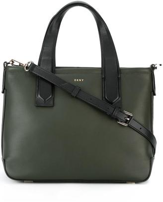 DKNY two-tone tote