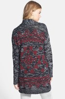 Thumbnail for your product : Love By Design Jacquard Marled Open Cardigan (Juniors)