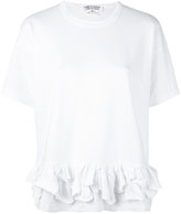 Comme Des Garçons Comme Des Garçons - ruffle detail T-shirt - women - coton - S