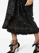 Thumbnail for your product : Preen by Thornton Bregazzi Farra gathered sequin midi dress