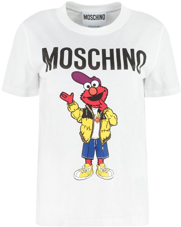 Sesame Street Sito Moschino Moschino X Sesame Street Elmo T-Shirt