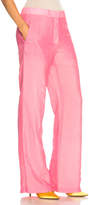 Thumbnail for your product : Victoria Beckham Wide Leg Trousers in Neon Coral | FWRD