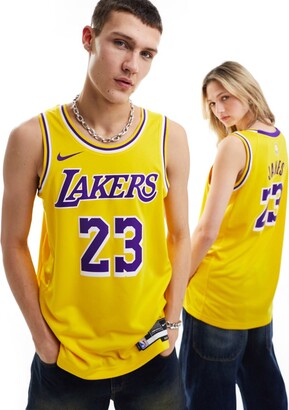 lebron james lakers yellow jersey