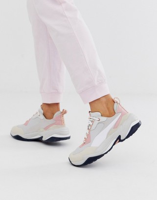 bacon Dormancy Prime Puma Thunder sneakers in cream and pink - ShopStyle