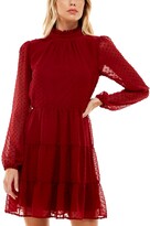 Thumbnail for your product : Trixxi Juniors' Clip Dot Fit & Flare Dress