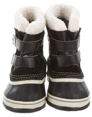 Sorel Girls' Shearling-Trimmed Sow Boots