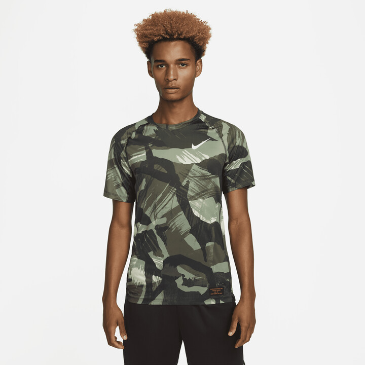 Nike Pro Dri-FIT Men's Slim Fit Short-Sleeve Top - ShopStyle Activewear  Shirts