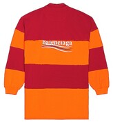 Thumbnail for your product : Balenciaga Cut Up Polo in Orange