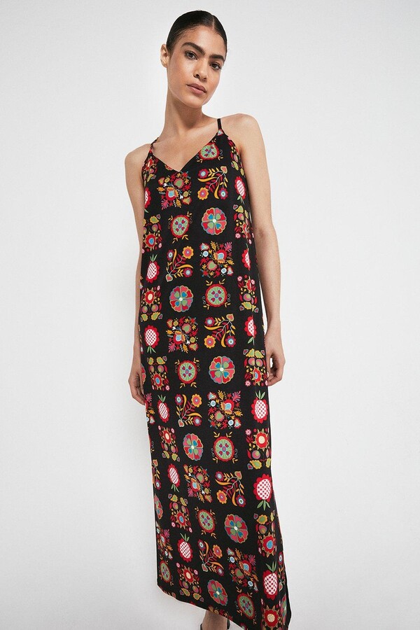 floral cami maxi dress