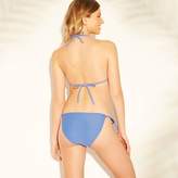Thumbnail for your product : Xhilaration Women's Lace Applique Triangle Bikini Top Blue
