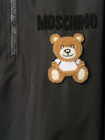 Thumbnail for your product : Moschino Teddy Bear patch drawstring hoodie