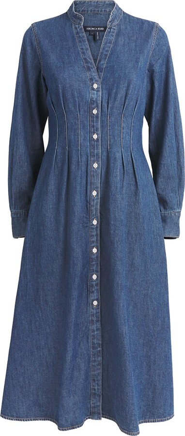 Veronica Beard Denim Arcadia Shirt Dress