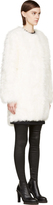 Thumbnail for your product : Helmut Lang White Goat Fur Coat
